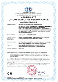 CERTIFICATE №1023-CPR-0282P